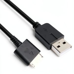 PSP Go Power Cable Hyacinyh 4ft Black Charging Data Transfer Cable-0