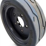 Wheel 108022 Aerial Lift Non Marking Rear Tire & Rim with Brake Ring 200x8 for Skyjack Scissor Lift SJIII3015 SJIII3215 SJIII3219 Replaces 107914-0