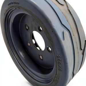Wheel 108022 Aerial Lift Non Marking Rear Tire & Rim with Brake Ring 200x8 for Skyjack Scissor Lift SJIII3015 SJIII3215 SJIII3219 Replaces 107914-0