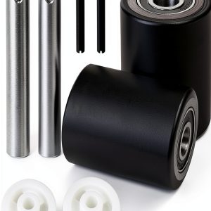 Pallet Jack Wheels Hromee Replacement Set 3" x 3.75" Bearings-0